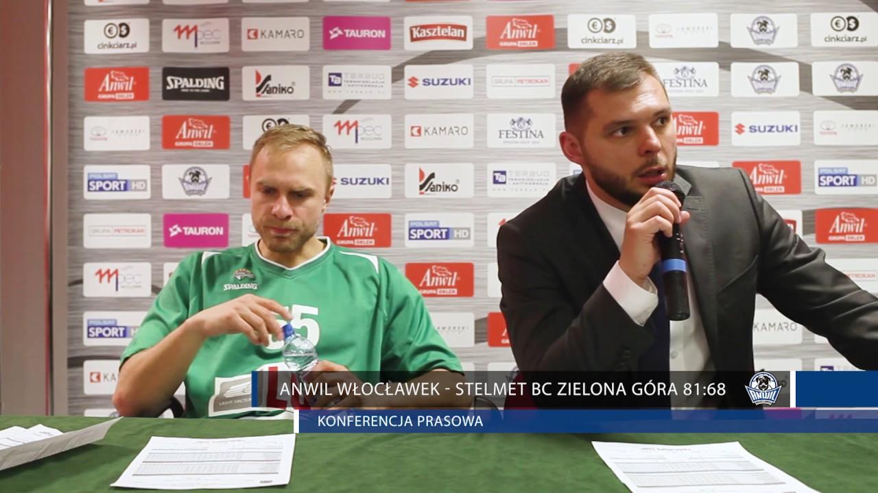 Anwil Włocławek - Stelmet BC Zielona Góra 81:68 | Konferencja prasowa