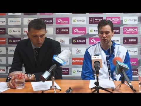 Konferencja ENERGA CZARNI Słupsk 85:71 Anwil Włocławek cz. 1