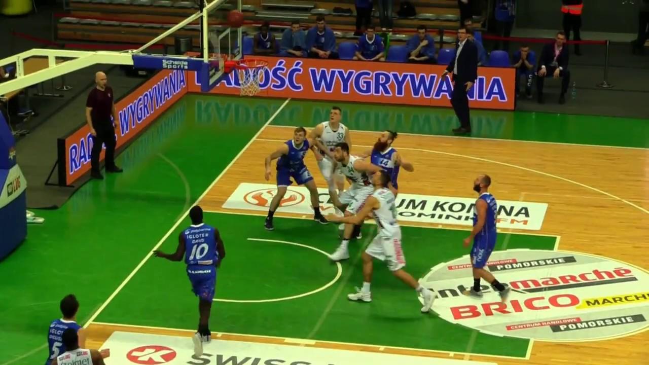 Stelmet BC Zielona Góra - Polpharma Starogard Gdański (skrót meczu)