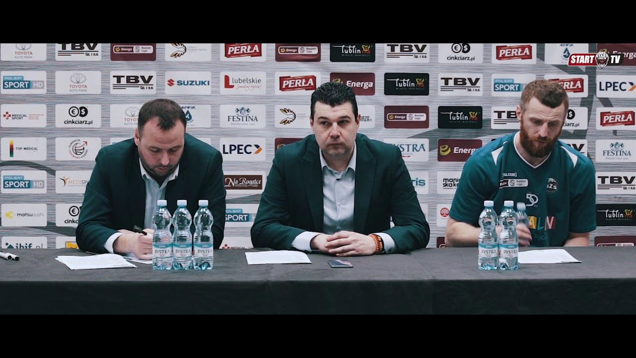 Konferencja prasowa po meczu TBV Start Lublin - AZS Koszalin | 18.04.2018