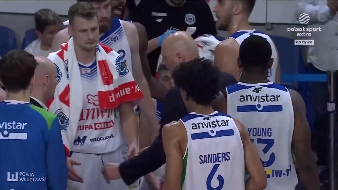 Victor Sanders w swoim stylu w kontrze #ORLENBasketLiga #PLKPL