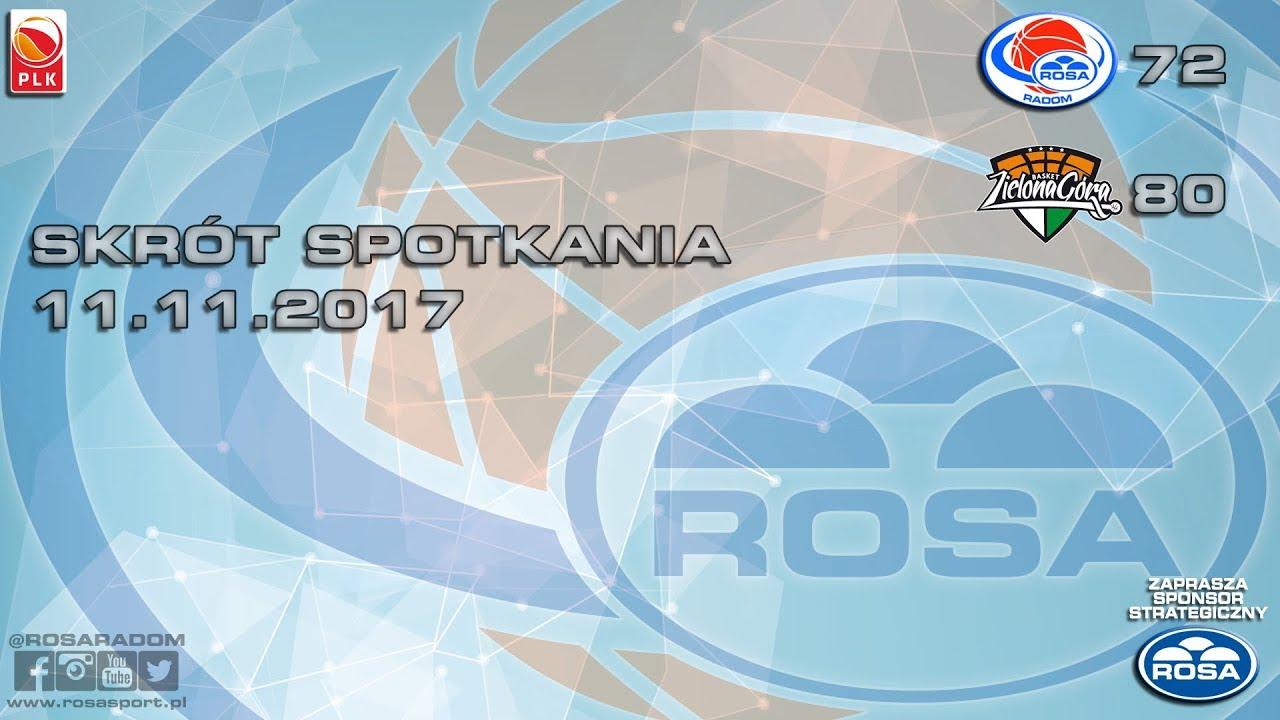 Skrót meczu ROSA Radom - Stelmet BC Zielona Góra #plkpl
