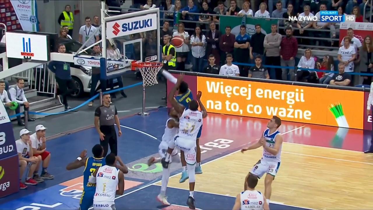 Shawn Jones blokuje próbę wsadu! #EnergaBasketLiga #PLKPL