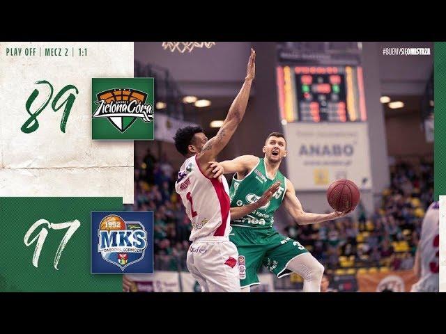 Stelmet Enea BC Zielona Góra - MKS Dąbrowa Górnicza 89:97 - skrót meczu