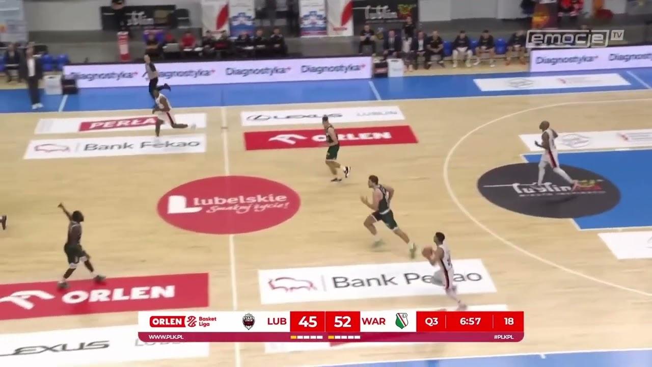 Tyran De Lattibeaudiere w swoim stylu w kontrze #ORLENBasketLiga #PLKPL