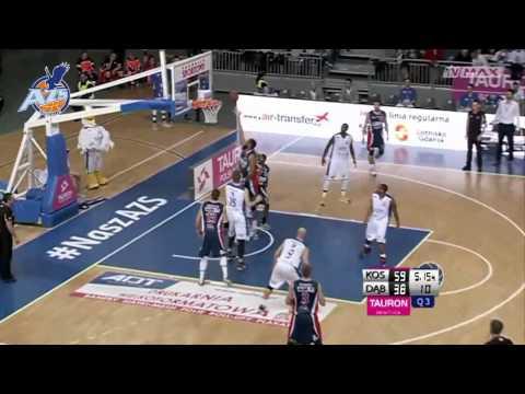 Skrót meczu, AZS Koszalin - AZS Koszalin - MKS Dąbrowa Górnicza 88:79, 13.01.2015