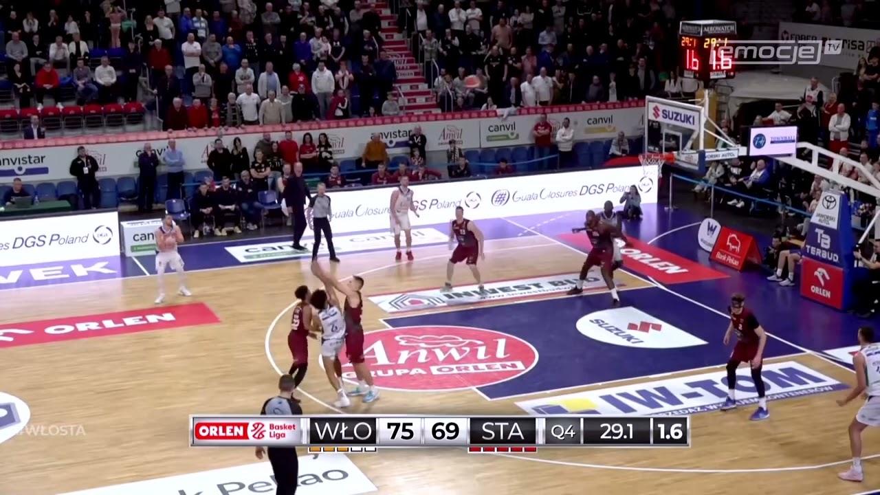  Victor Sanders! Trójka z kolanka o tablicę! #ORLENBasketLiga #PLKPL