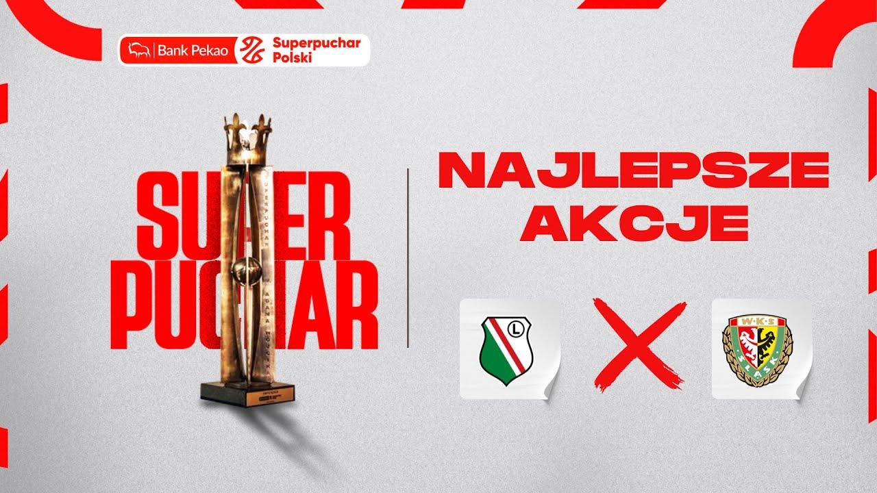 Legia  - WKS Śląsk, półfinał Pekao S.A. Superpuchar Polski - najlepsze akcje #PLKPL