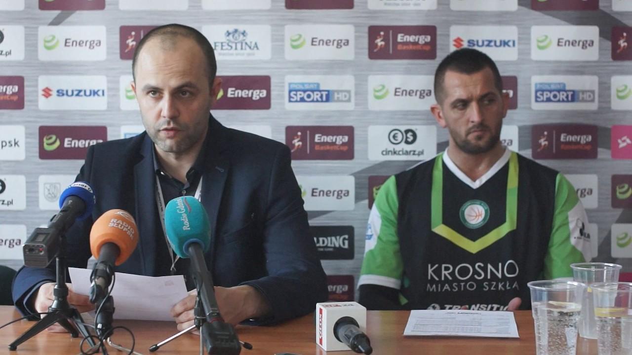 |Konferencja prasowa po meczu ENERGA CZARNI Słupsk 89-70 Miasto Szkła Krosno