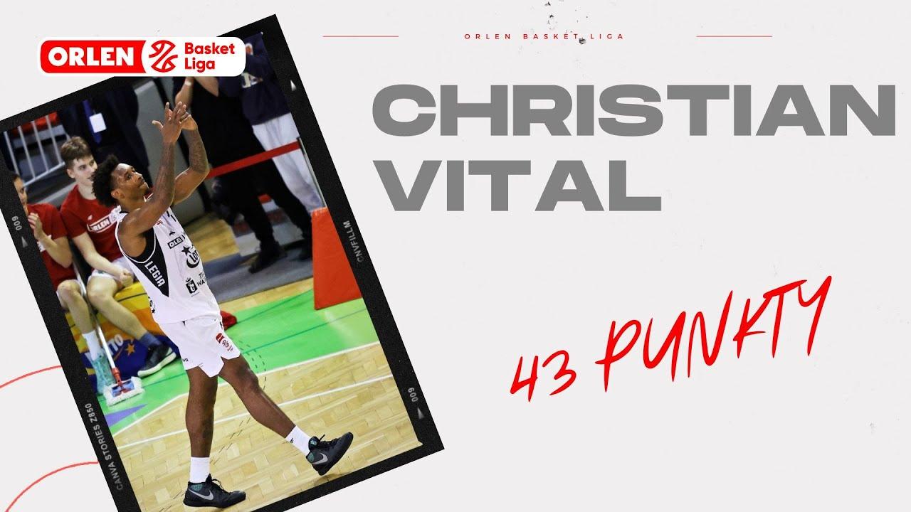 Christian Vital - 43 punkty! #ORLENBasketLiga #plkpl