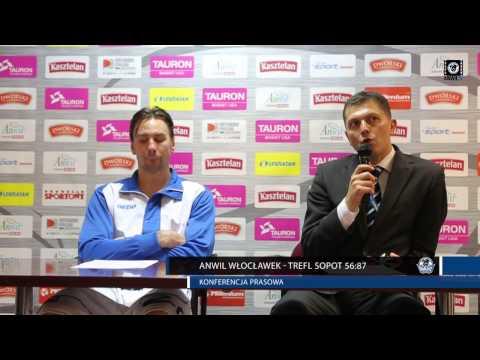 Anwil Włocławek - Trefl Sopot 56:87 | Konferencja prasowa