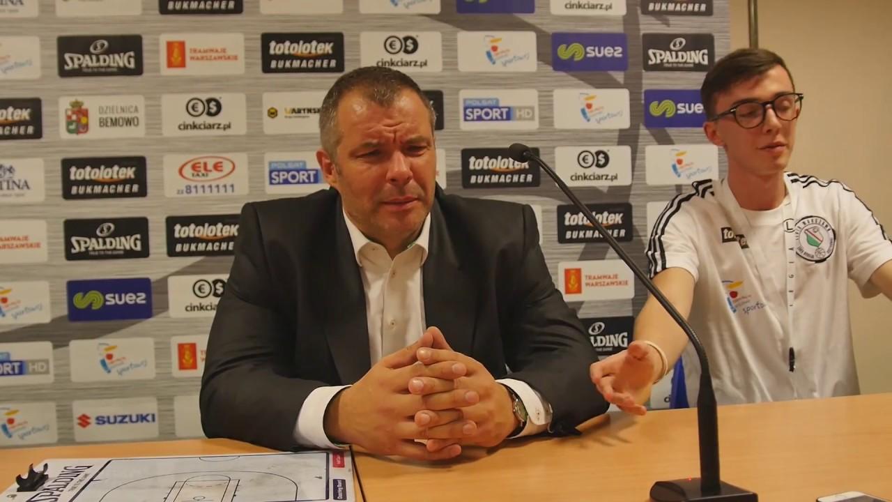 Konferencja prasowa po meczu Legia Warszawa 76:87 Asseco Gdynia