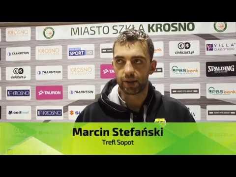 Wypowiedzi po meczu Miasto Szkła Krosno - Trefl Sopot: Marcin Stefański.