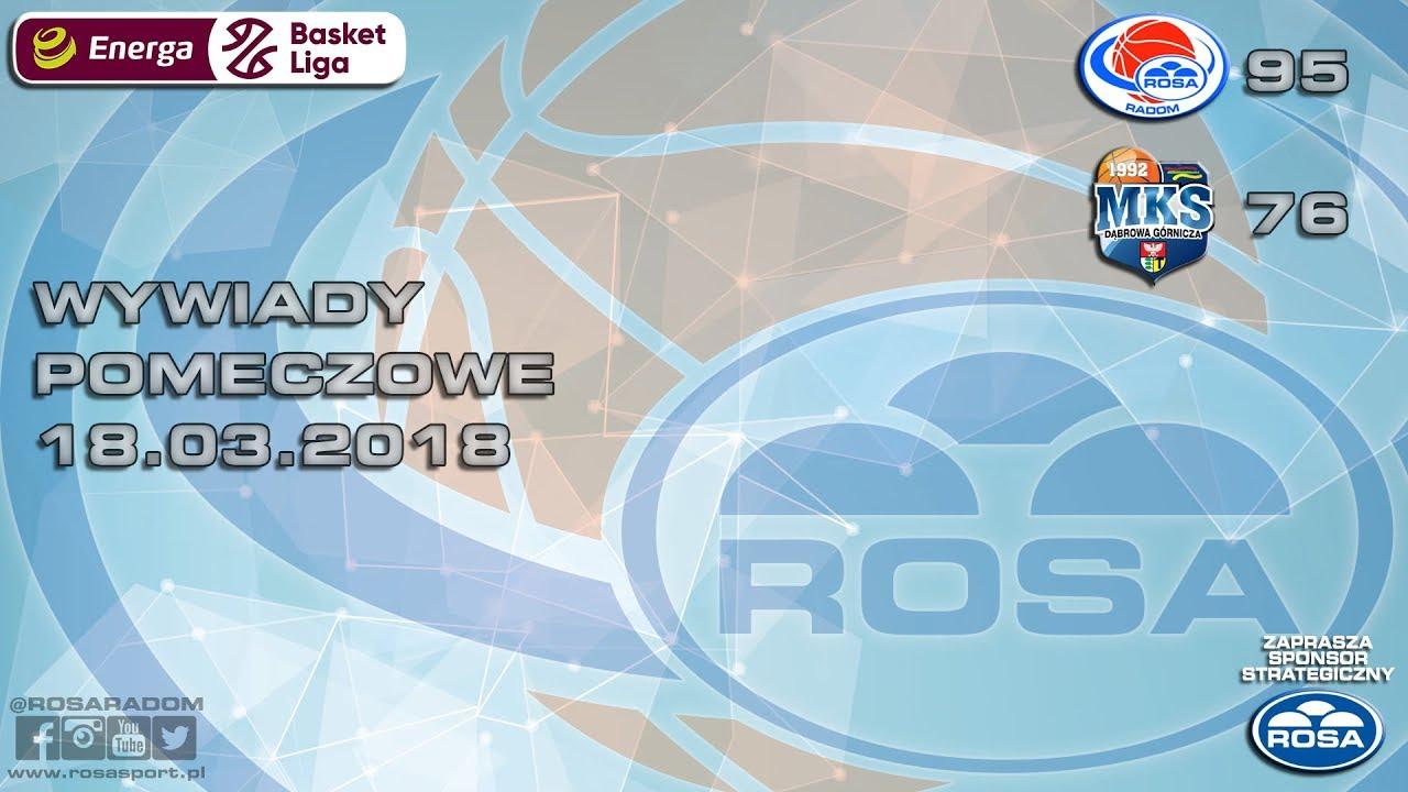 Wywiady po meczu ROSA Radom - MKS Dąbrowa Górnicza #plkpl
