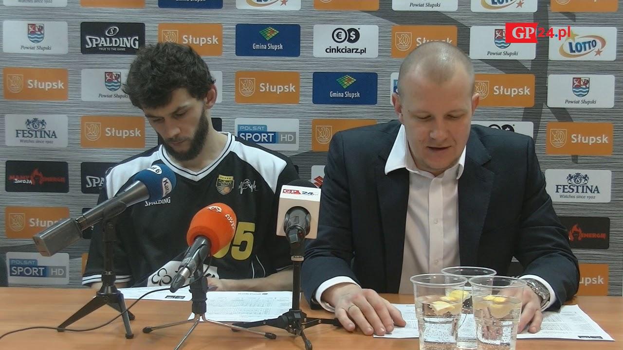 Czarni Słupsk - Trefl Sopot (konferencja gości)