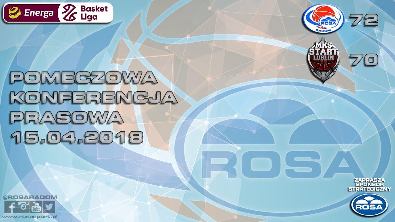 Konferencja prasowa po meczu ROSA Radom - TBV Start Lublin #plkpl