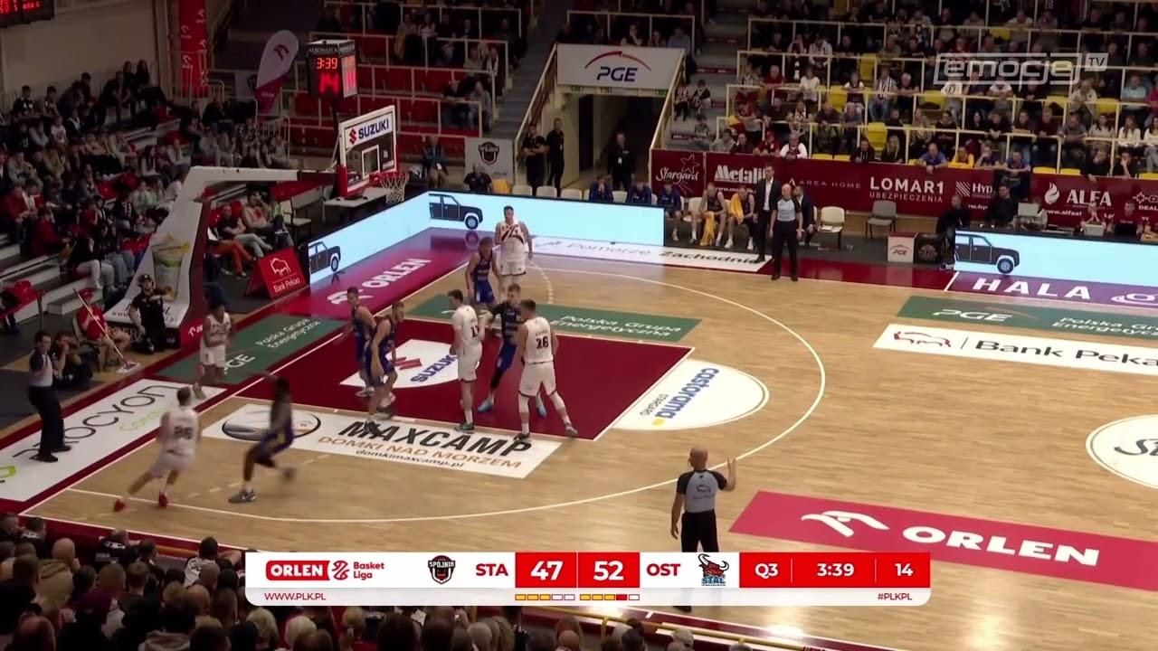 Jan Wójcik dwa razy efektownie z góry! #ORLENBasketLiga #PLKPL