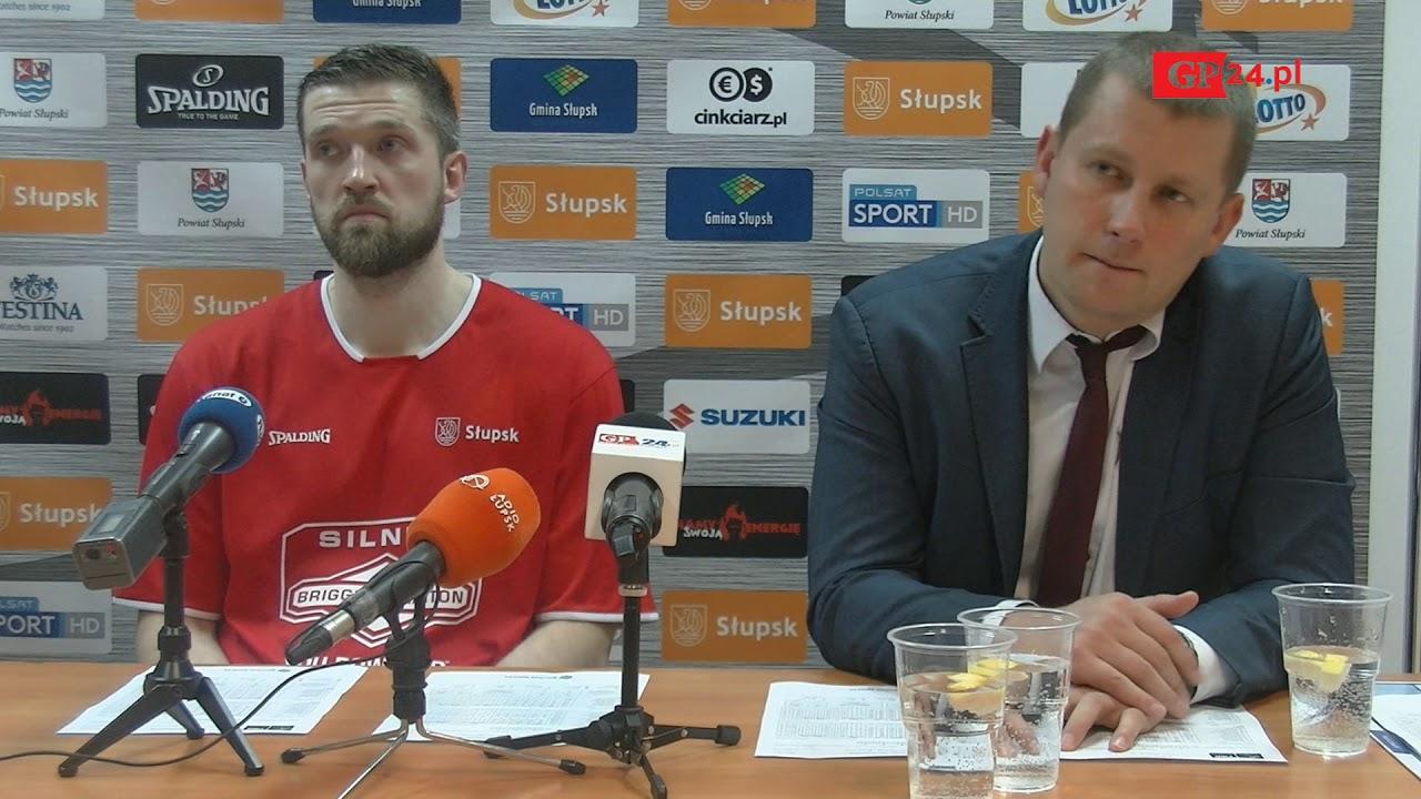 Czarni Słupsk - Trefl Sopot (konferencja gospodarzy)