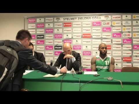 Stelmet vs MKS Dąbrowa Górnicza, 12/10/2014, konferencja prasowa