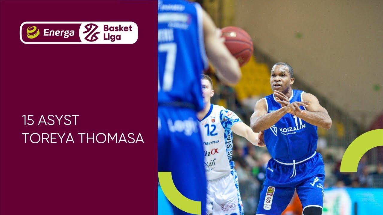 15 asyst Toreya Thomasa #EnergaBasketLiga #PLKPL