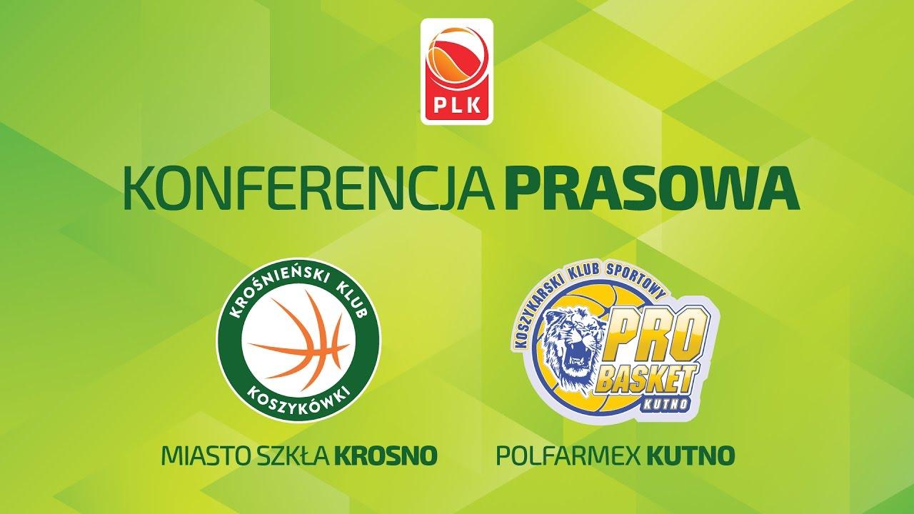 Konferencja prasowa po meczu Miasto Szkła Krosno - Polfarmex Kutno