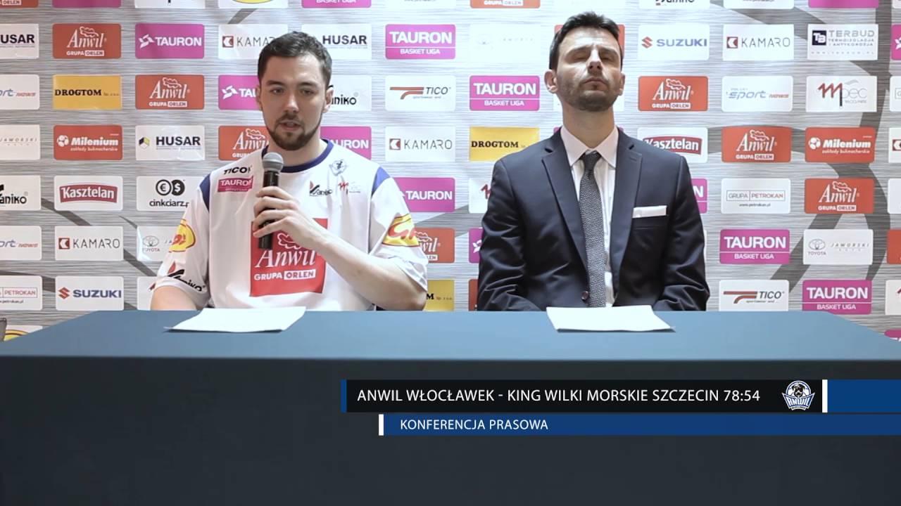 Anwil Włocławek - King Wilki Morskie Szczecin 78:54 | Konferencja prasowa