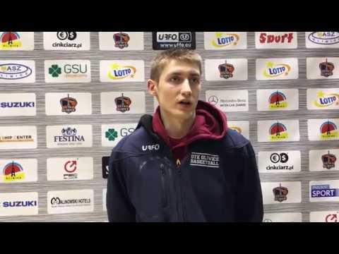 Michał Chyliński i Kacper Radwański po meczu GTK - BM Slam Stal