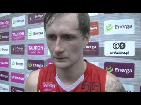 Zawodnicy po meczu: ENERGA CZARNI Słupsk 78:71 Polski Cukier Toruń