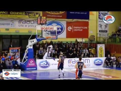 Rosa TV: Skrót meczu ROSA Radom - MKS Dąbrowa Górnicza 96:78 - 07.03.2015