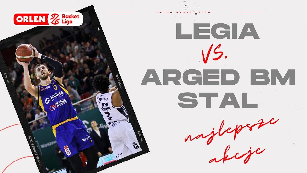 Legia - Arged BM Stal - najlepsze akcje #ORLENBasketLiga #plkpl