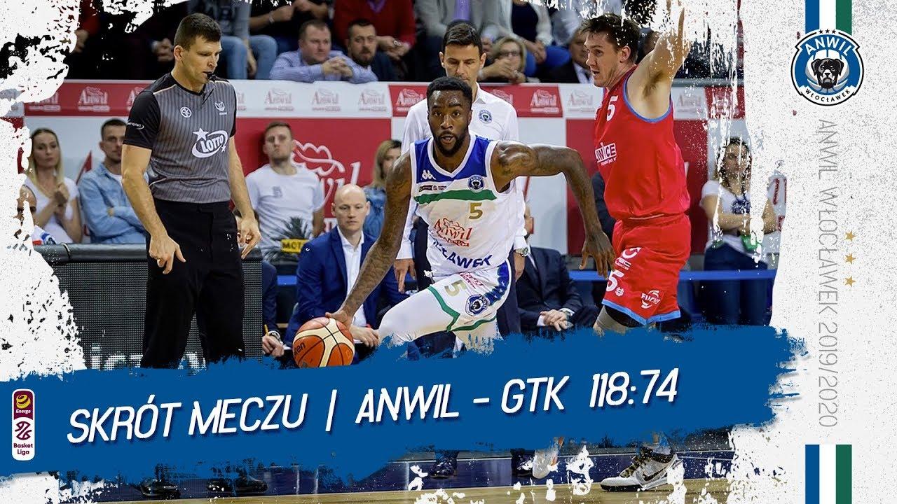 Skrót meczu | Anwil Włocławek - GTK Gliwice 118:74