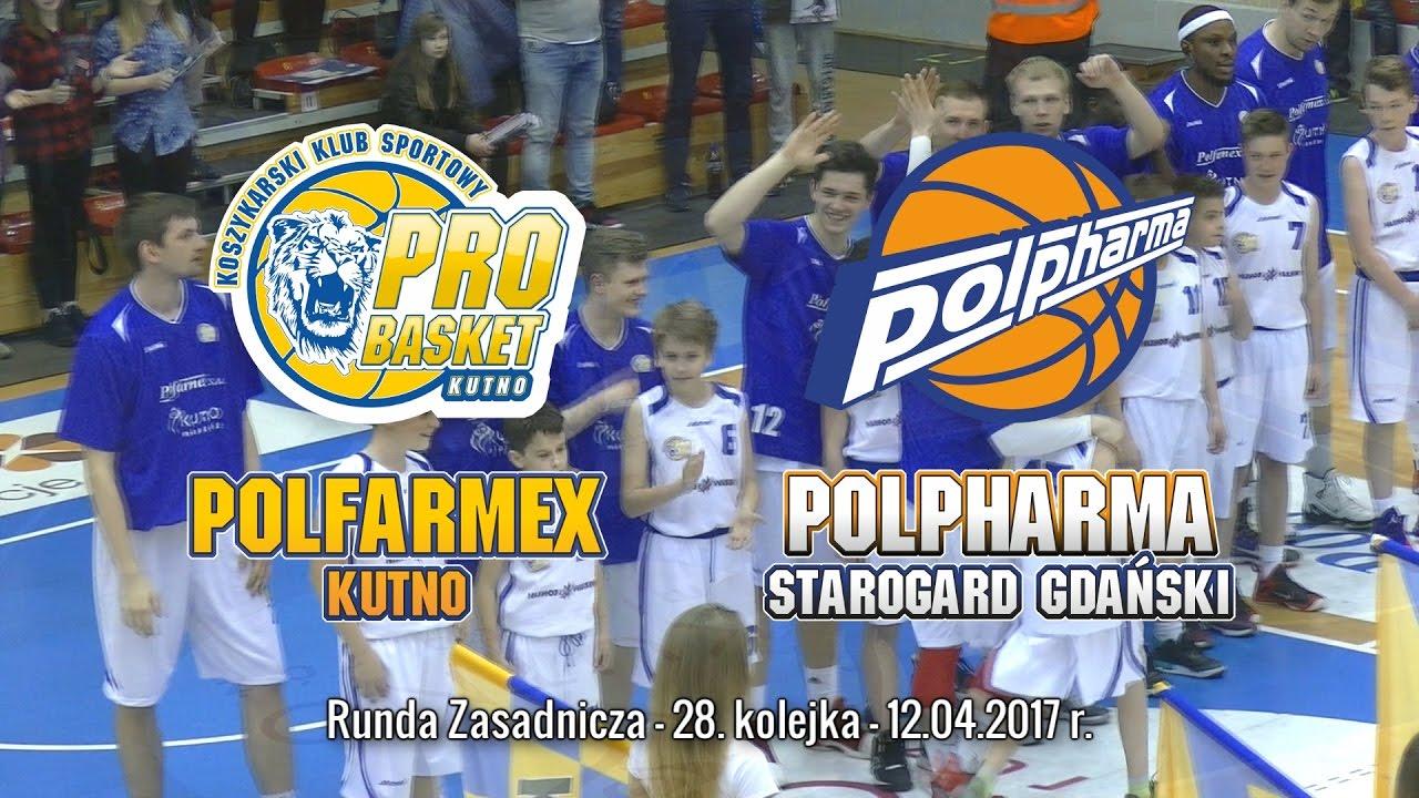 Skrót meczu Polfarmex Kutno - Polpharma Starogard Gdański - 12.04.2017