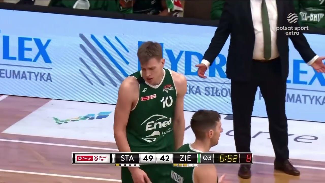 Ależ czapa! Szymon Wójcik w akcji! #EnergaBasketLiga #PLKPL