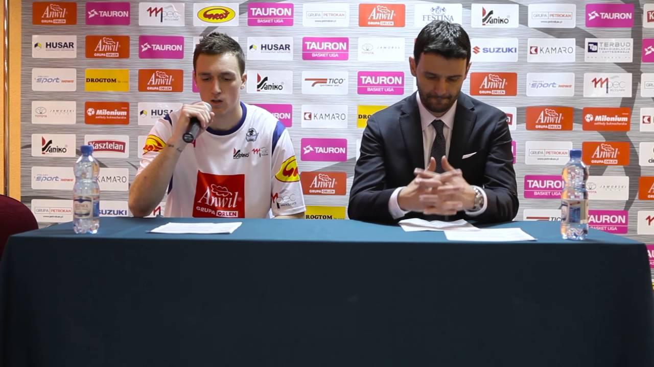 Anwil Włocławek – Polfarmex Kutno 84:58 | Konferencja prasowa