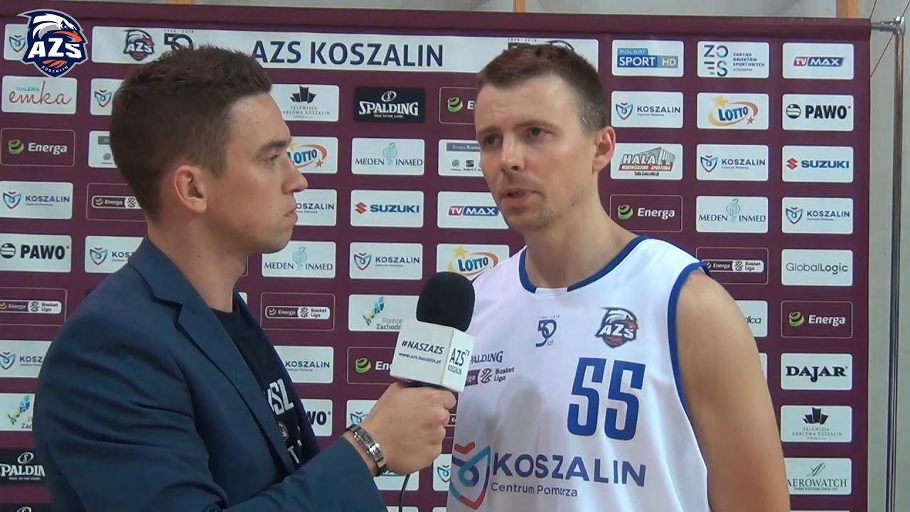 Jakóbczyk po meczu AZS Koszalin - Anwil Włocławek, 09.11.2018