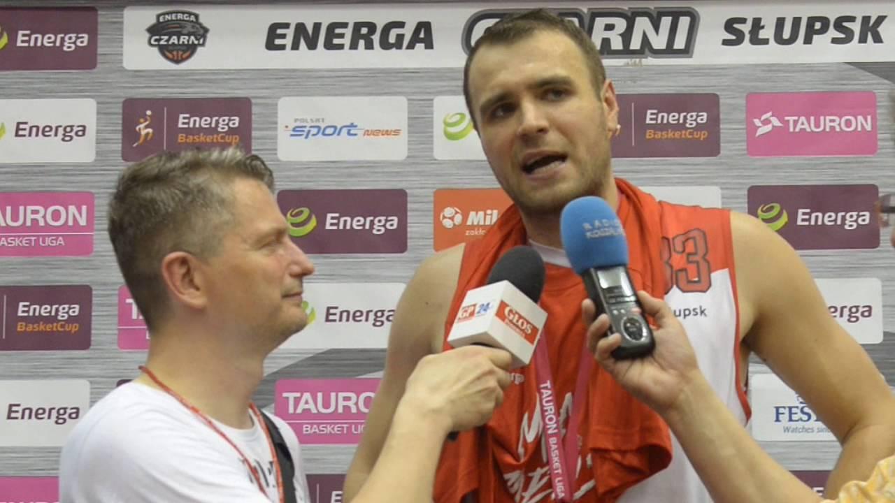 Zawodnicy po meczu: ENERGA CZARNI Słupsk 78:62 Anwil Włocławek