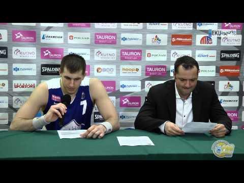 Zapis konferencji po meczu Polfarmexu Kutno z Polskim Cukrem Toruń ( 10 stycznia 2015r.)