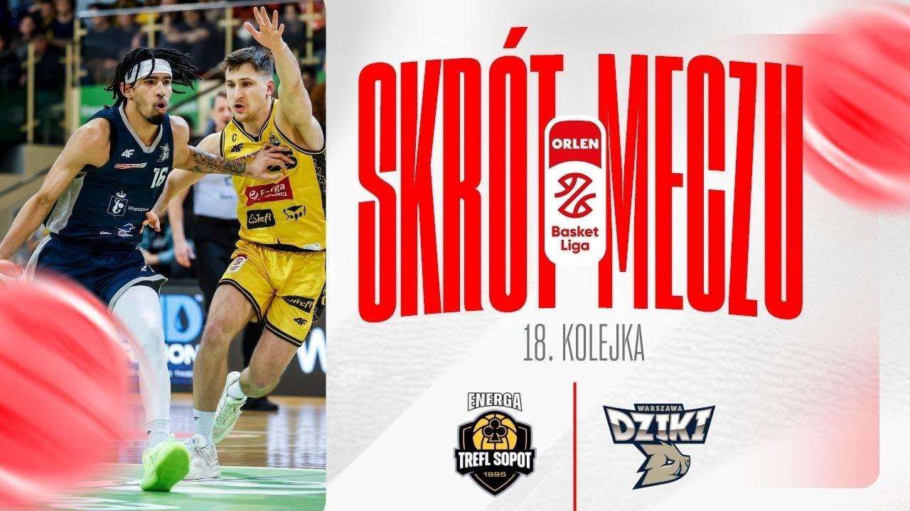 SKRÓT | Energa Trefl - Dziki | 18. kolejka