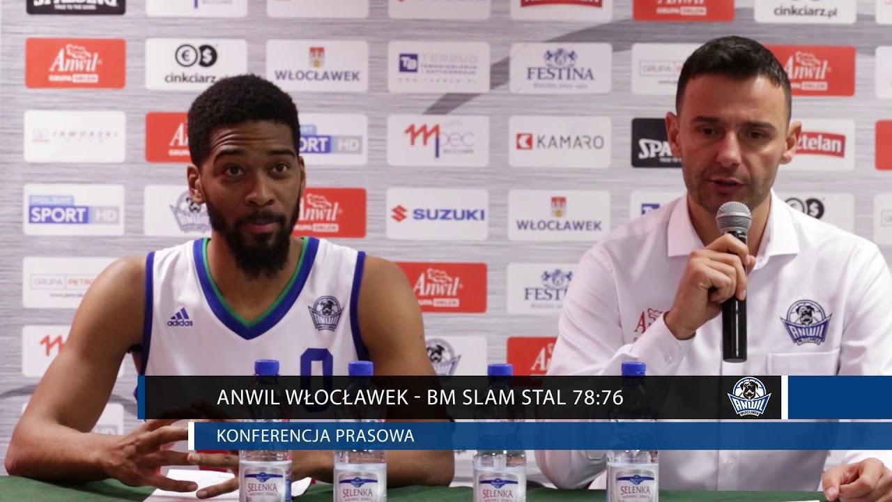 Anwil Włocławek – BM Slam Stal Ostrów Wielkopolski 78:76 | konferencja prasowa