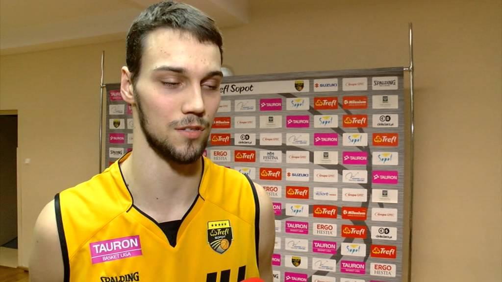 TBL: Trefl Sopot - AZS Koszalin 02.12.2015 (Kulka, Mielczarek)