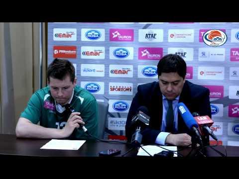 Rosa TV: Konferencja prasowa po meczu Rosa Radom – Stelmet Zielona Góra 73:62 - 15.04.2015