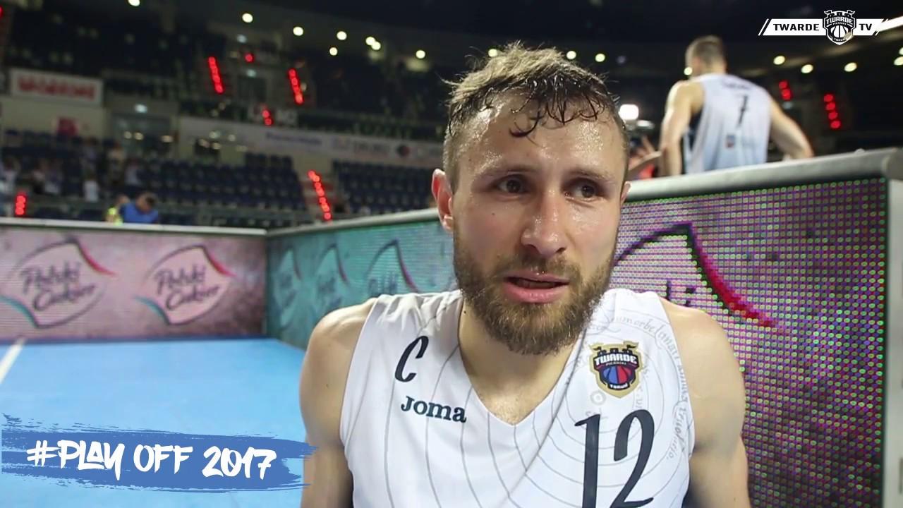 Łukasz Wiśniewski po meczu z Energą Czarnymi Słupsk | #PlayOff2017 mecz 1 |