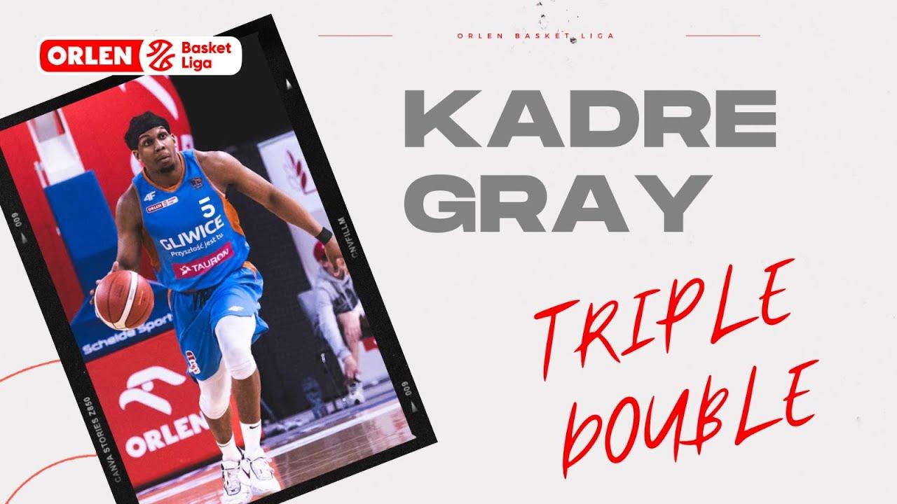 Kadre Gray - drugie triple-double! #ORLENBasketLiga #plkpl