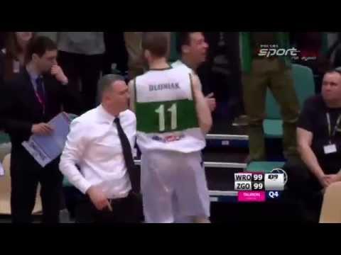 Śląski - PGE Turów - ostatnie 2 minuty 29.03.2015