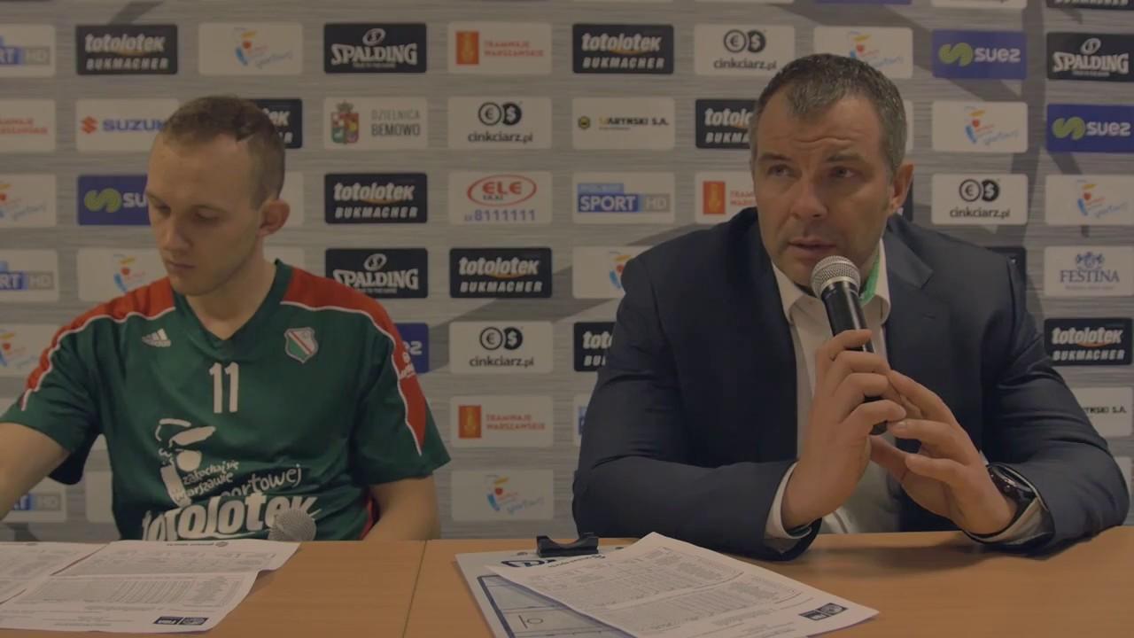 Konferencja prasowa po meczu Legia Warszawa 63:75 BM Slam Stal Ostrów Wielkopolski