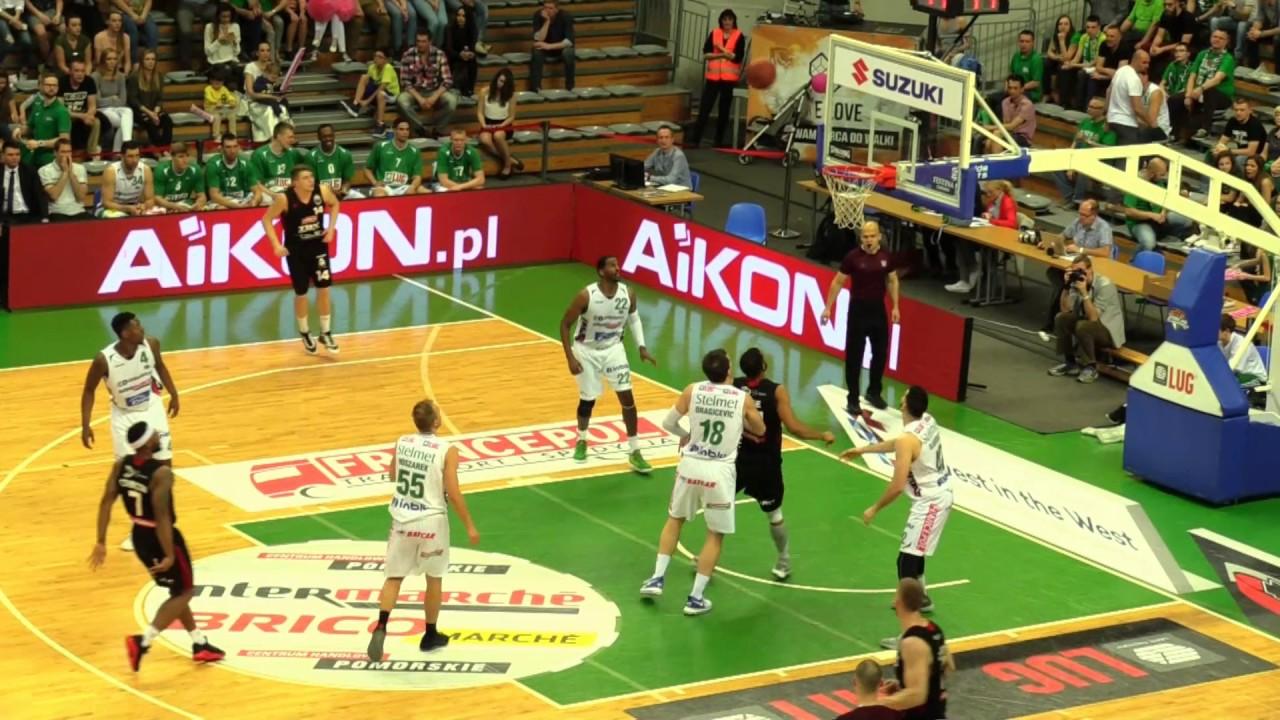 Stelmet BC Zielona Góra vs TBV Start Lublin (skrót meczu)