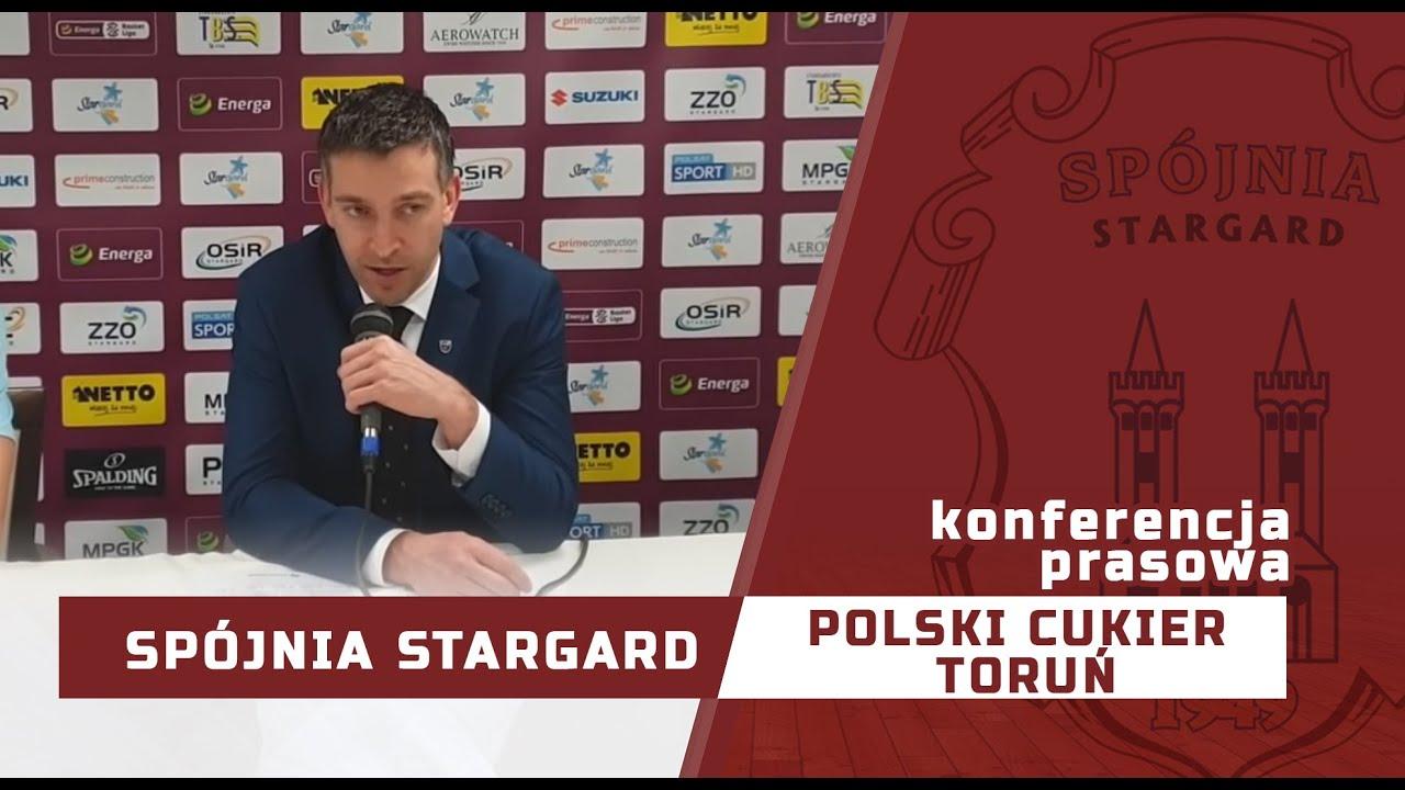 Konferencja prasowa Spójnia Stargard - Polski Cukier Toruń