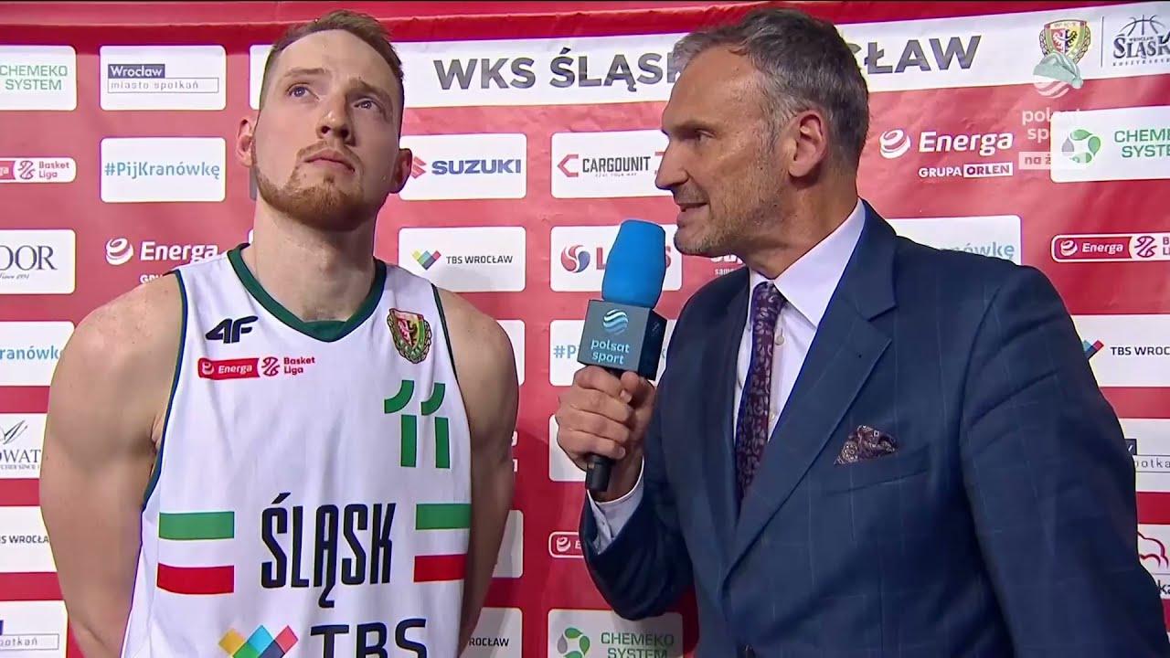 Aleksander Dziewa po meczu WKS Śląsk - Enea Zastal #EnergaBasketLiga #PLKPL