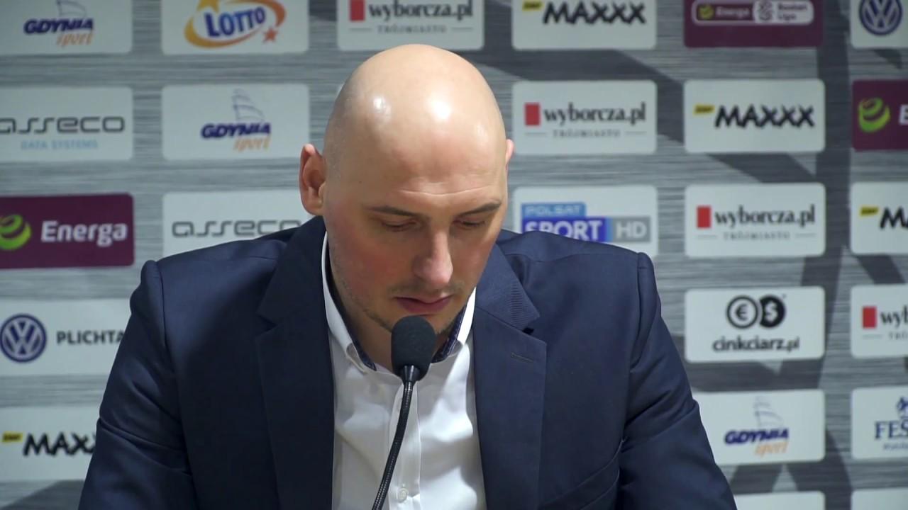 Asseco Gdynia vs. King Szczecin - konferencja prasowa - 18.03.2018