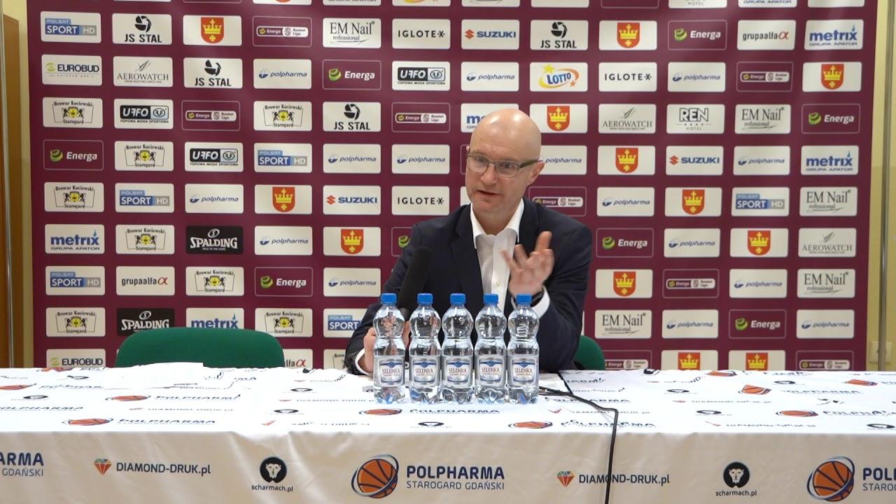 Konferencja prasowa : Polpharma Starogard - Trefl Sopot